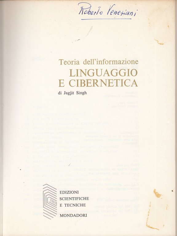 Linguaggio e cibernetica