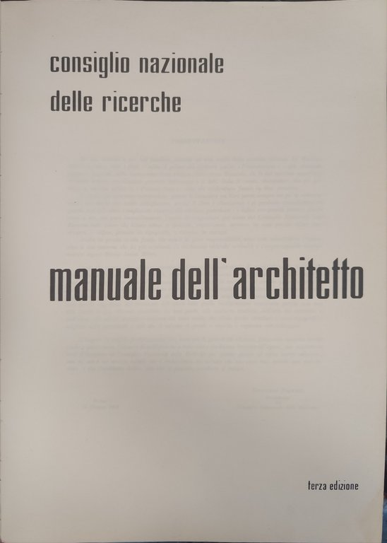 Manuale dell'architetto