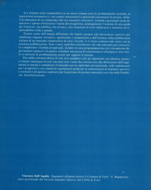 Manuale delle piscine progettazione,costruzione manutenzione e gestione