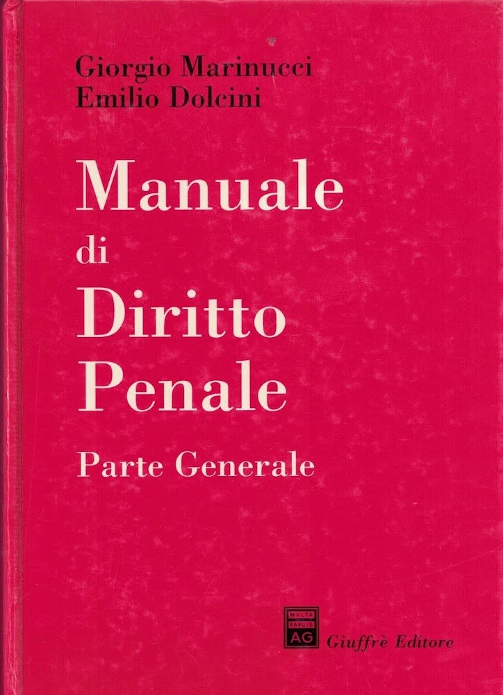 Manuale di diritto penale. Parte generale | Immagine principale