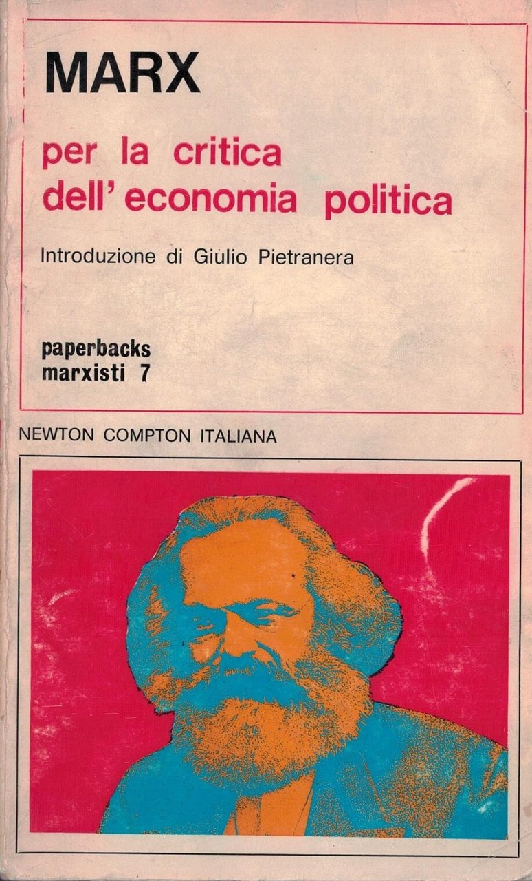 Marx per la critica dell'economia politica