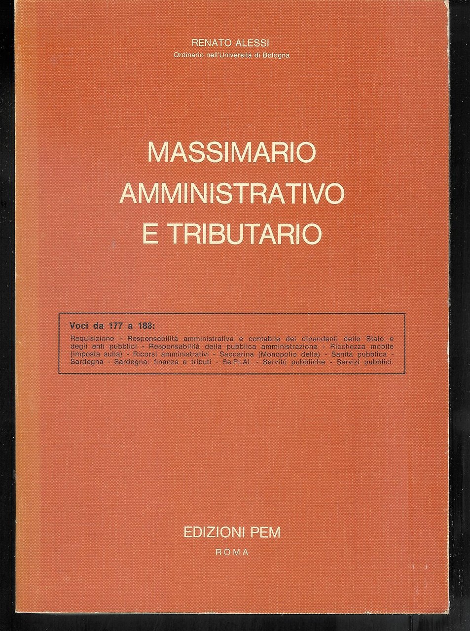 Massimario Amministrativo e Tributario - voci da 177 a 188 …