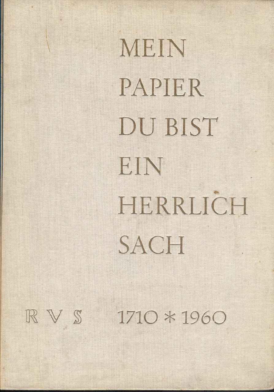 MEIN PAPIER DU BIST EIN HERRLICH SACH Rus 1710*1960