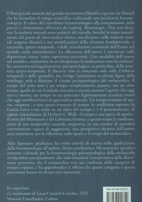 Melancolia. Fenomenologia e mito