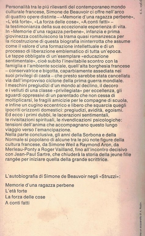 Memorie d'una ragazza perbene. Collezione gli struzzi 165.