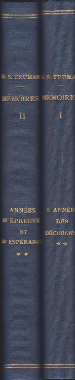 MEMORIES I e II L' Annee des decisions - Annees …