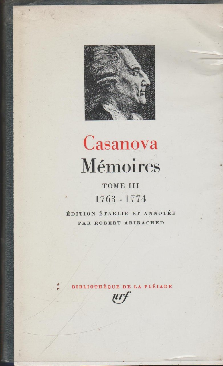 Mémories Tomo III 1763-1774 | Immagine principale