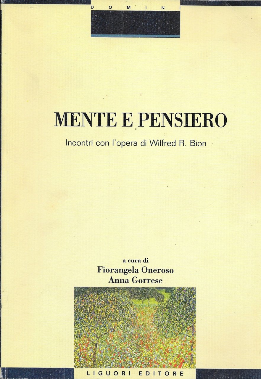 Mente e pensiero. Incontri con l'opera di Wilfred R. Bion | Immagine principale