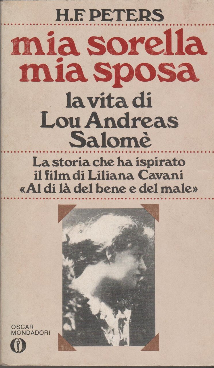 Mia sorella mia sposa la vita di Lou Andreas Salomè | Immagine principale