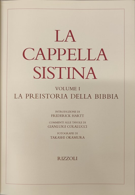 Michelangelo. La Cappella Sistina. La preistoria della Bibbia, Volume I^ | Immagine Gallery 3