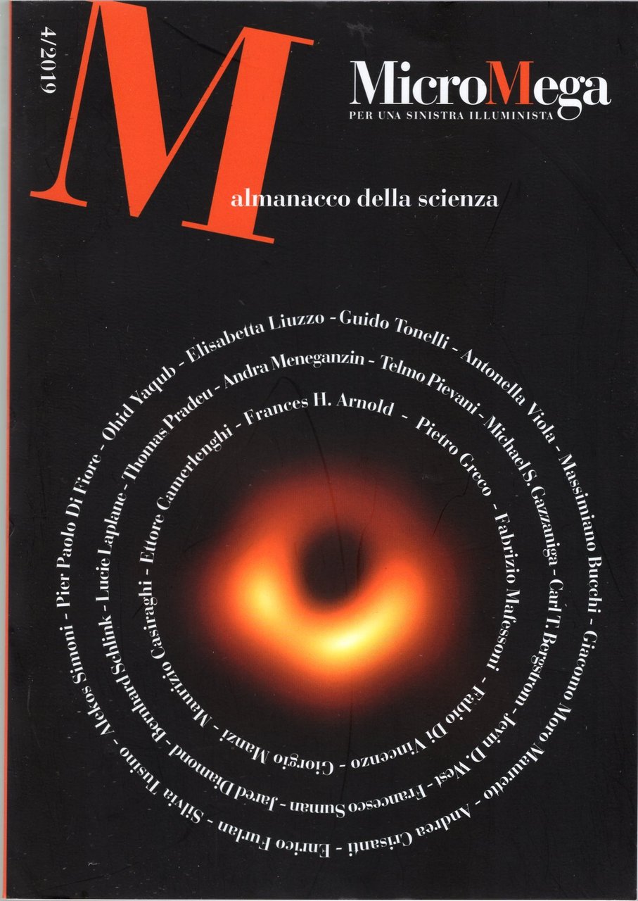 Micromega - rivista bimestrale n. 4/2019 : Almanacco della scienza