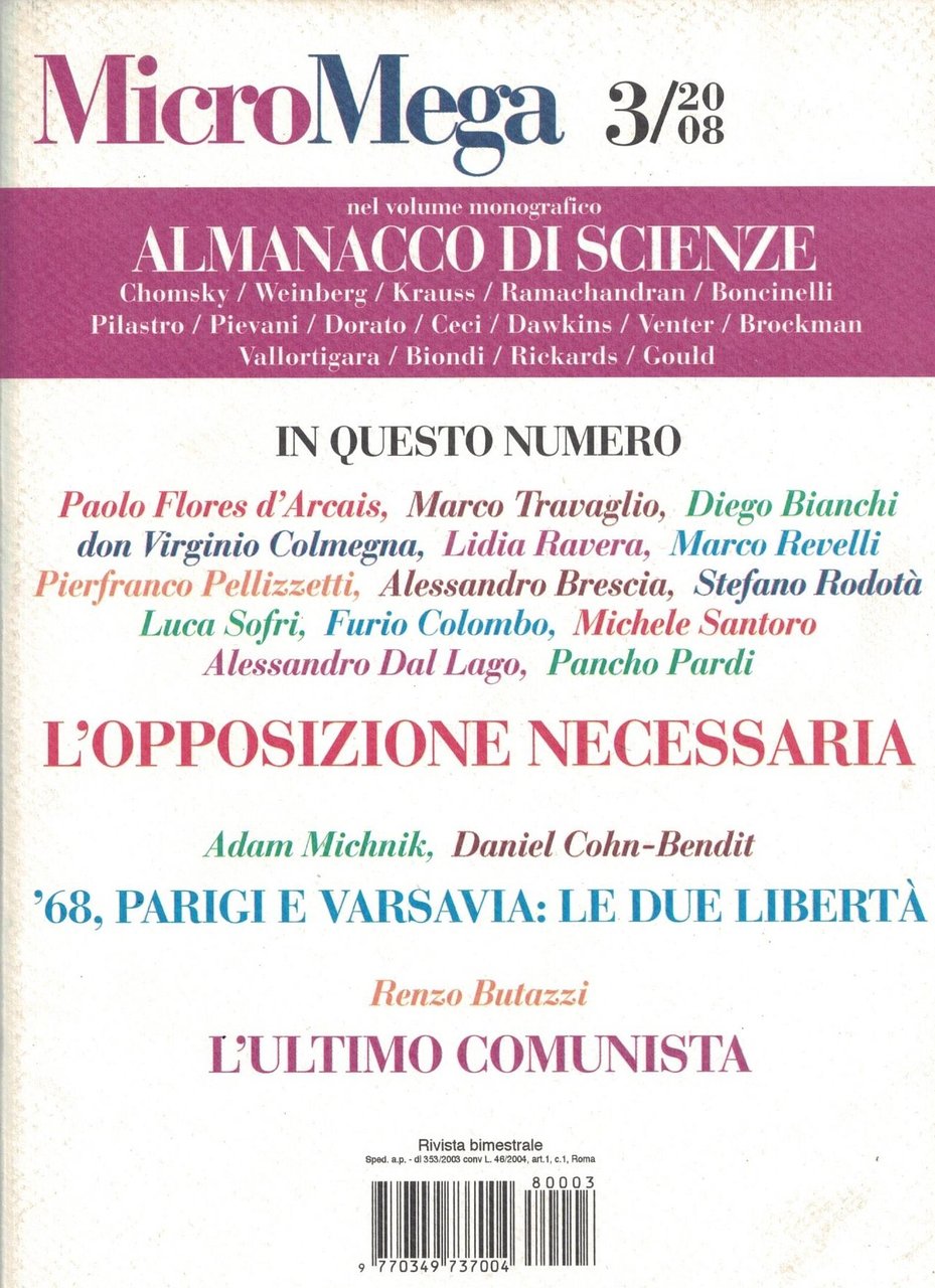 MicroMega 3/2008