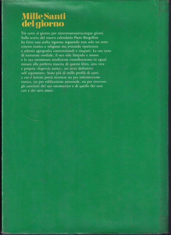 Mille Santi del giorno