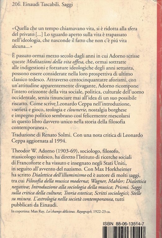 Minima moralia. Meditazioni della vita offesa | Immagine Gallery 2