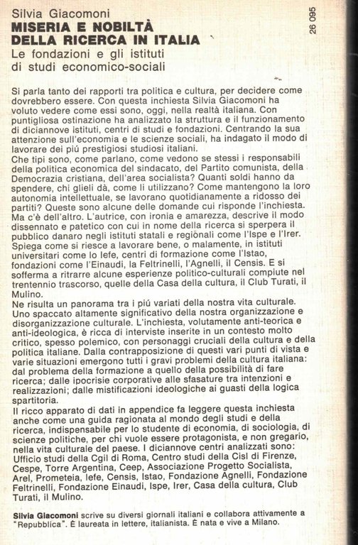 Miseria e nobilità della ricerca in italia - Le fondazioni … | Immagine Gallery 2