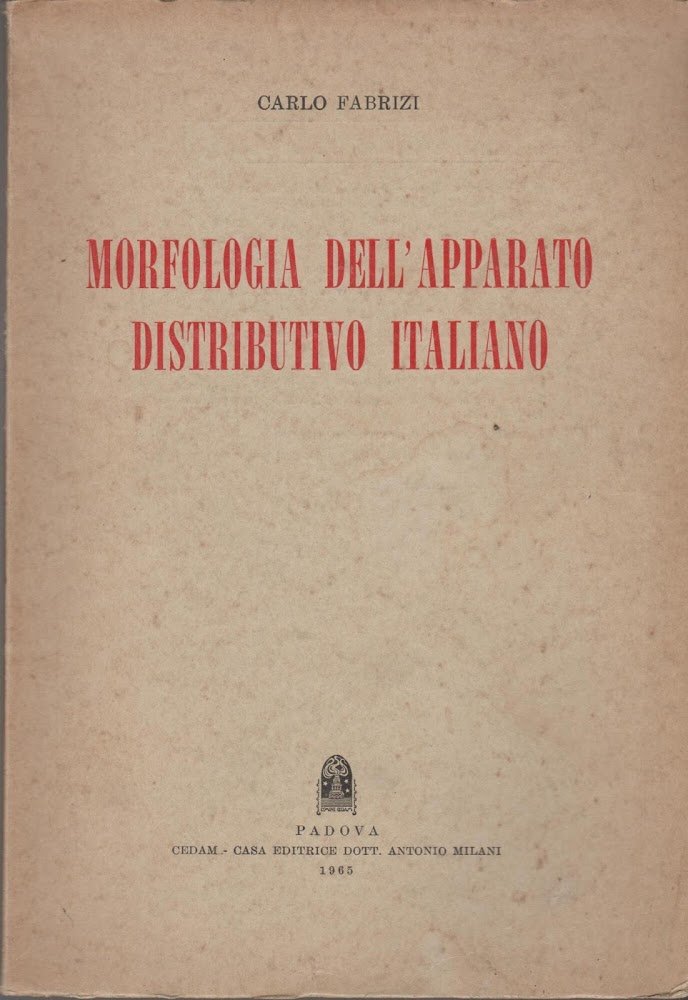 Morfologia dell'Apparato Distributivo Italiano
