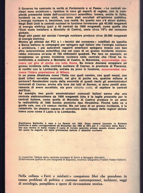 Morire per l'Enel - Centrali nucleari : il Governo ha … | Immagine Gallery 2