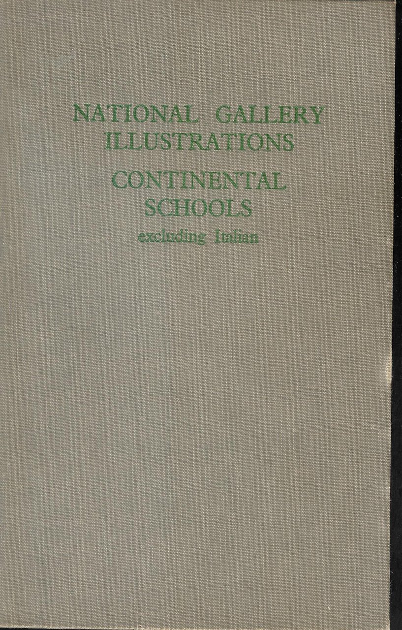 National illustrations : Continental Schools ( excluding Italian)