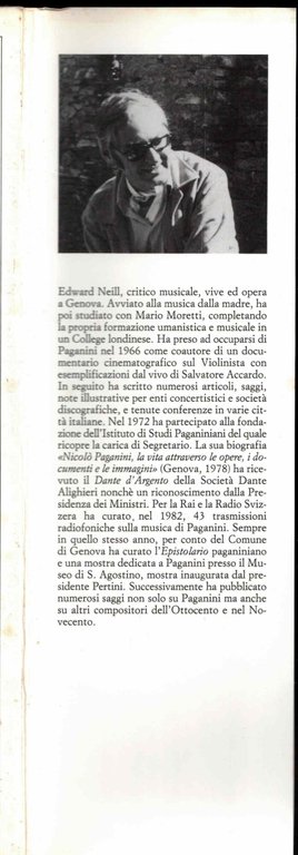 Nicolo' Paganini il cavaliere filarmonico