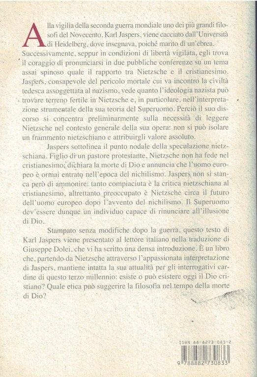 Nietzsche e il cristianesimo