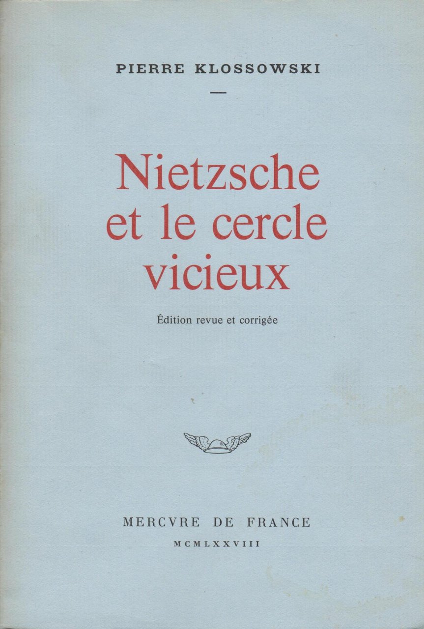 Nietzsche et le cercle vicieux