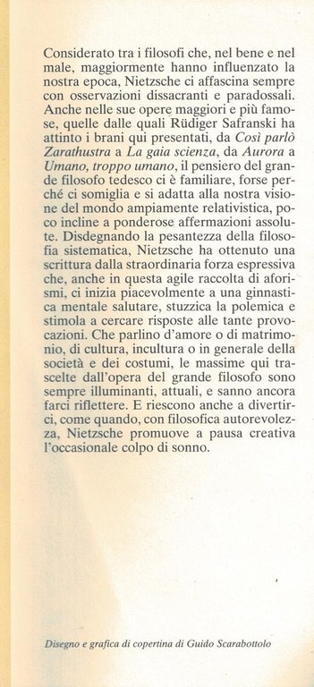 Nietzsche per i contemporanei