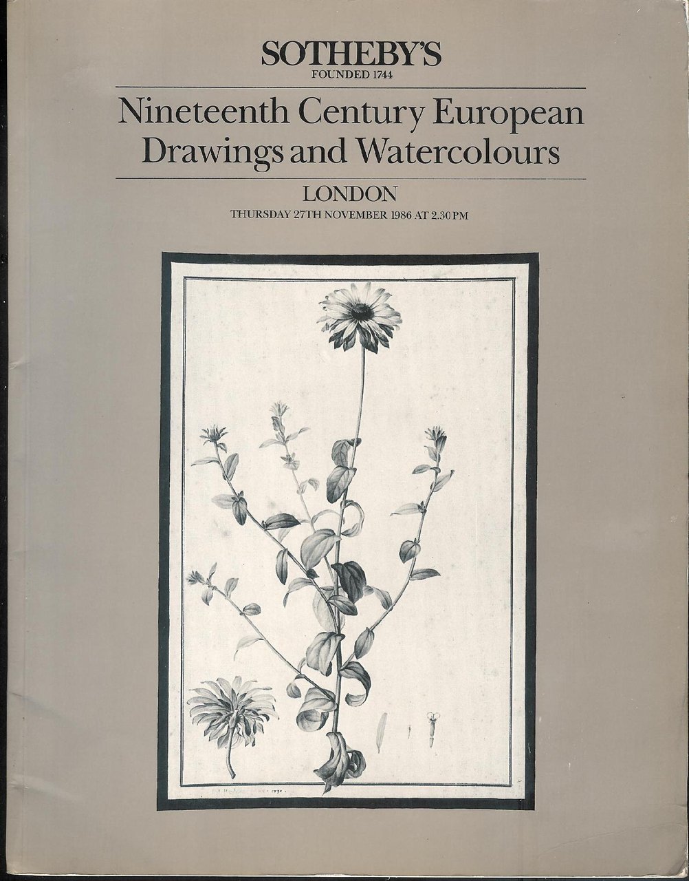 Nineteenth Century European Drawings and Watercolours (Watercolors) - Sotheby's London