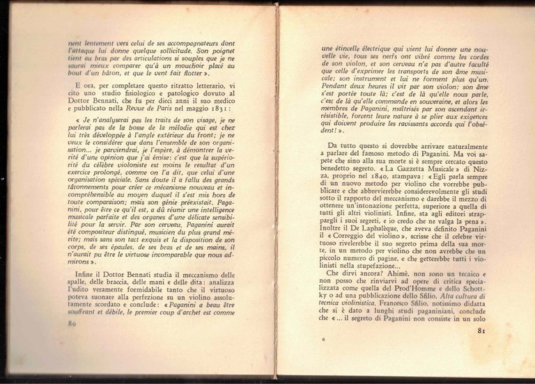 Nino Salvaneschi: Un violino, 23 donne e il diavolo [Paganini] …