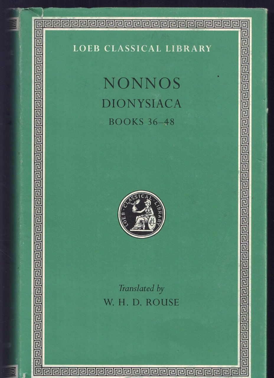 Nonnos Dionysiaca III Books Xxxvi-Xlviii: Books 36–48: Volume III | Immagine principale