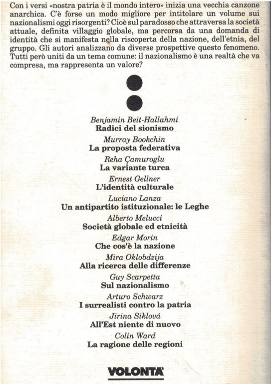 Nostra patria è il mondo intero