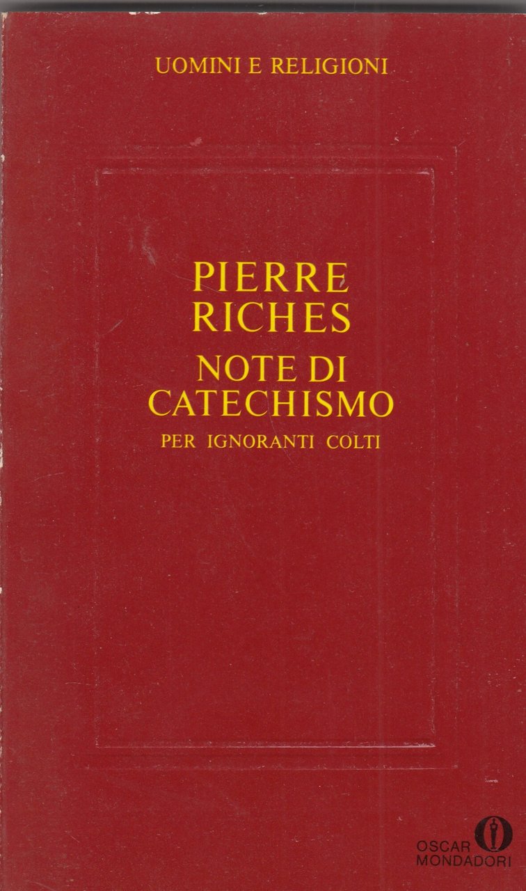 Note di catechismo per ignoranti colti