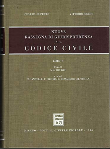 Nuova rassegna di giurisprudenza sul Codice civile. Artt. 2126-2221 (Vol. … | Immagine principale
