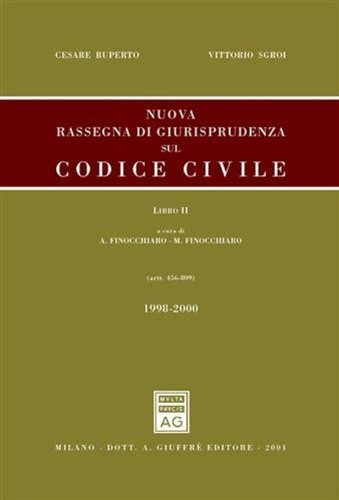 Nuova rassegna di giurisprudenza sul Codice civile. LIBRO II Aggiornamento … | Immagine principale