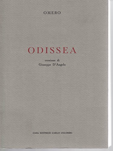 ODISSEA VERSIONE DI GIUSEPPE D'ANGELO 1969