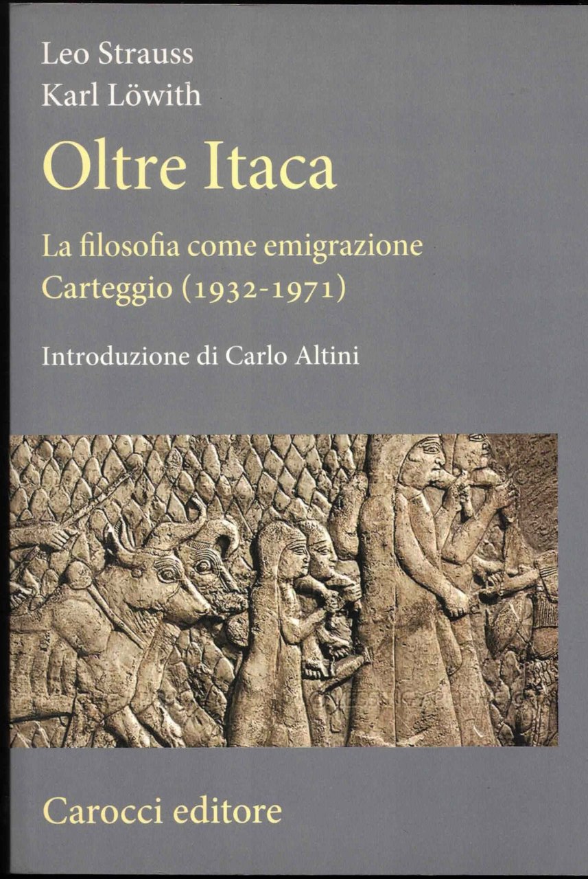 Oltre Itaca. La filosofia come emigrazione. Carteggio (1932-1971) | Immagine principale