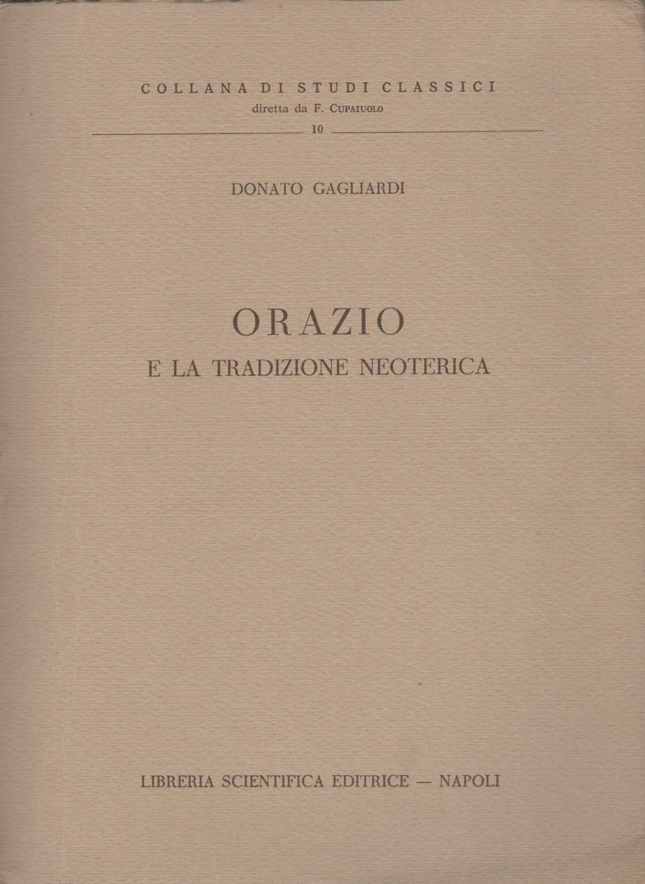 ORAZIO e la tradizione neoterica | Immagine principale