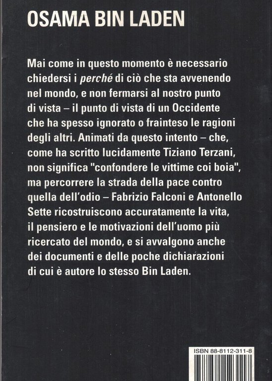 OSAMA BIN LADEN – Il terrore dell'occidente