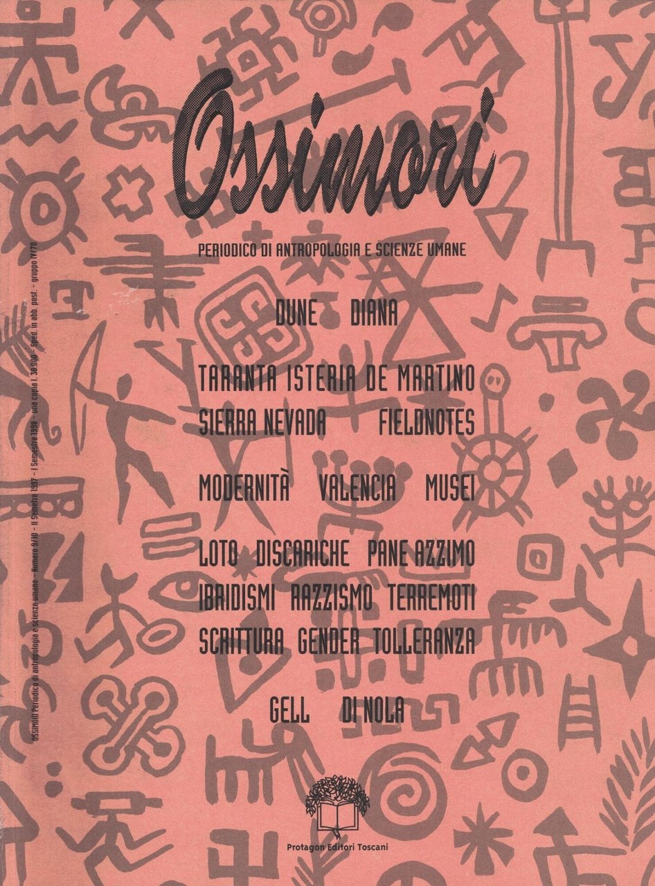 Ossimori: periodico di Antropologia e Scienze Umane. Numero 9/10, II …