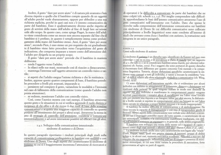 Parlare con i bambini. L'interazione comunicativa nello sviluppo normale e …