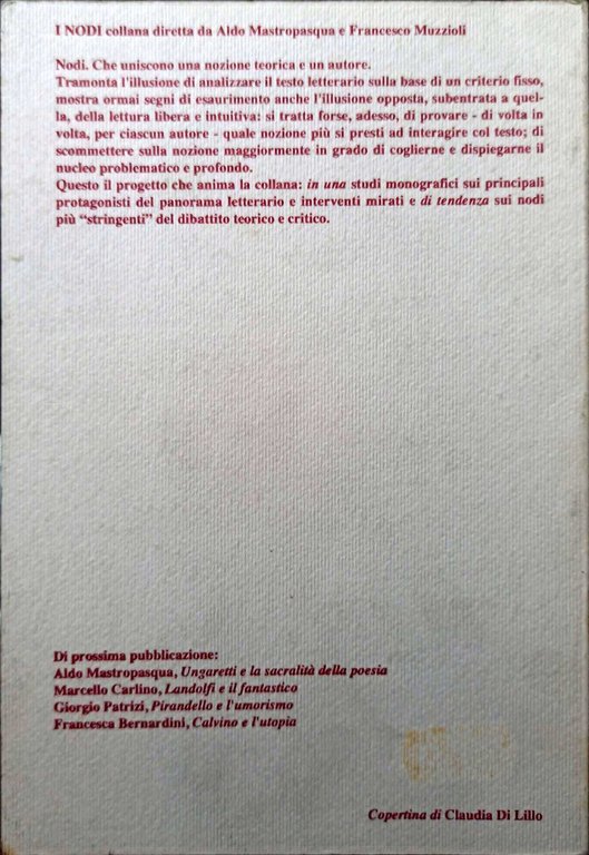 PASCOLI E IL SIMBOLO. I NODI 1