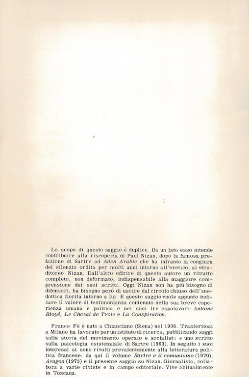 Paul Nizan. Un intellettuale comunista