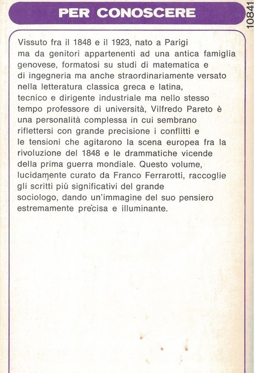 Per conoscere PARETO