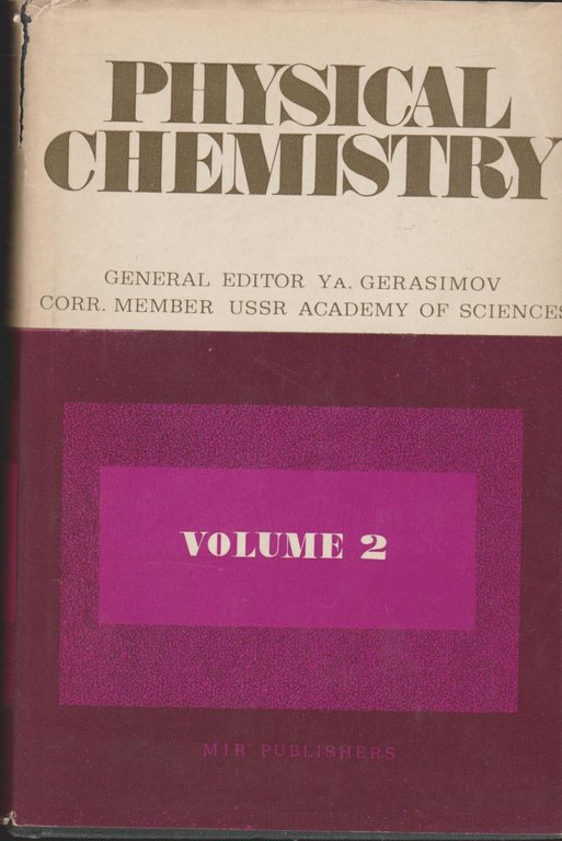 PHYSICAL CHEMISTRY VOL I-II