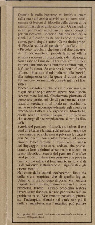 Piccola scuola del pensiero filosofico