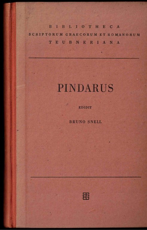 Pindarus (Bibliotheca scriptorum Graecorum et Romanorum Teubneriana) | Immagine Gallery 1