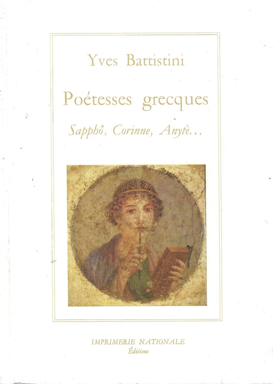 Poétesses grecques: Sapphô, Corinne, Anytè... | Immagine principale