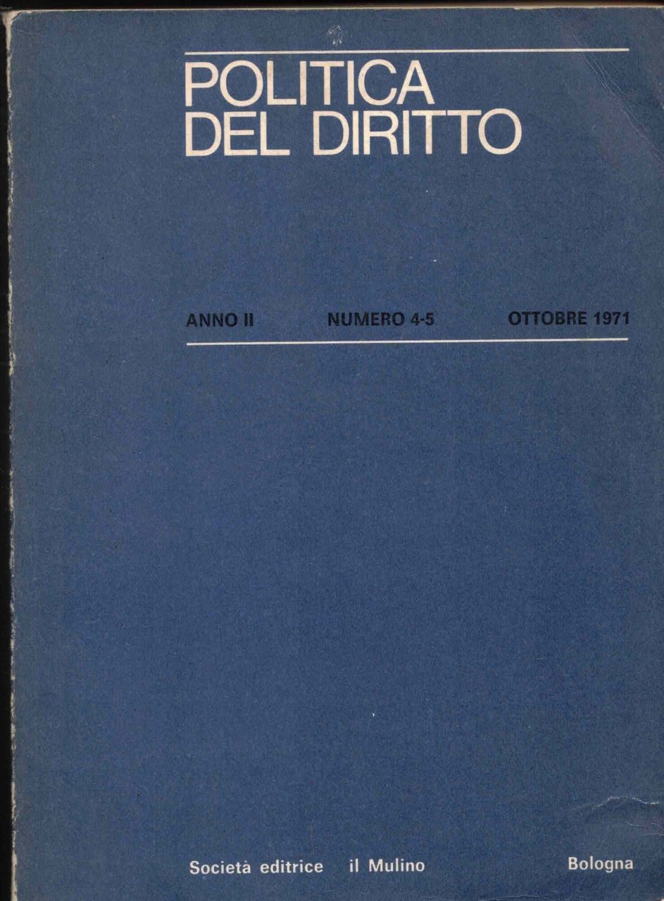 POLITICA DEL DIRITTO