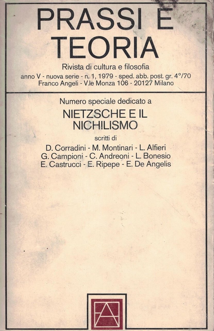 Prassi e teoria-Rivista di cultura e filosofia