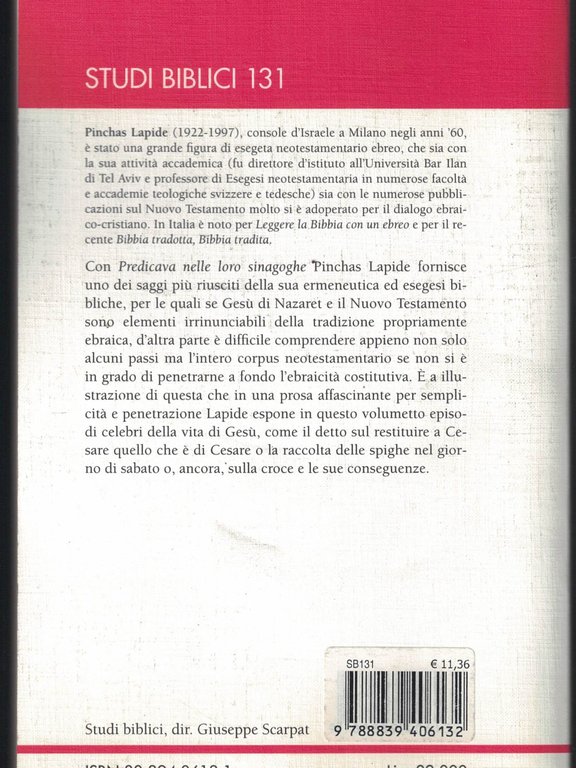 Predicava nelle loro sinagoghe. Esegesi ebraica dei vangeli | Immagine Gallery 2