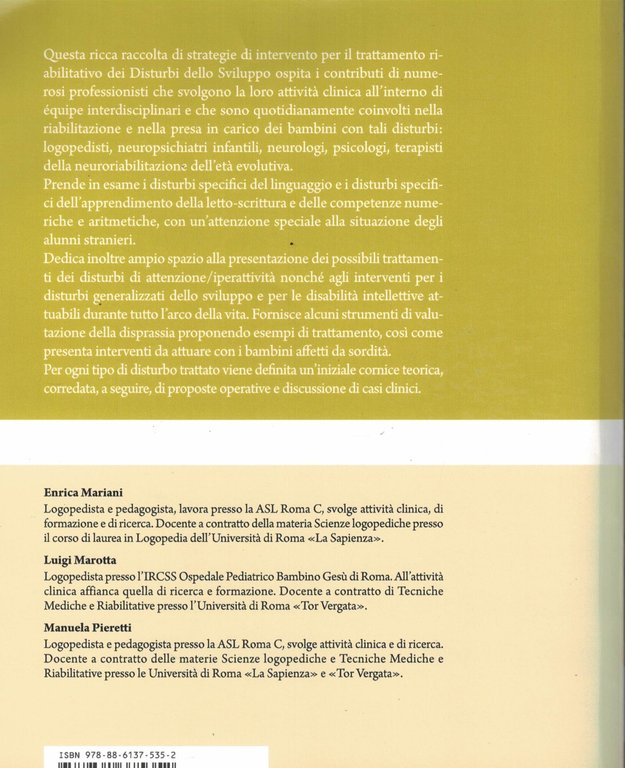 Presa in carico e intervento nei disturbi dello sviluppo